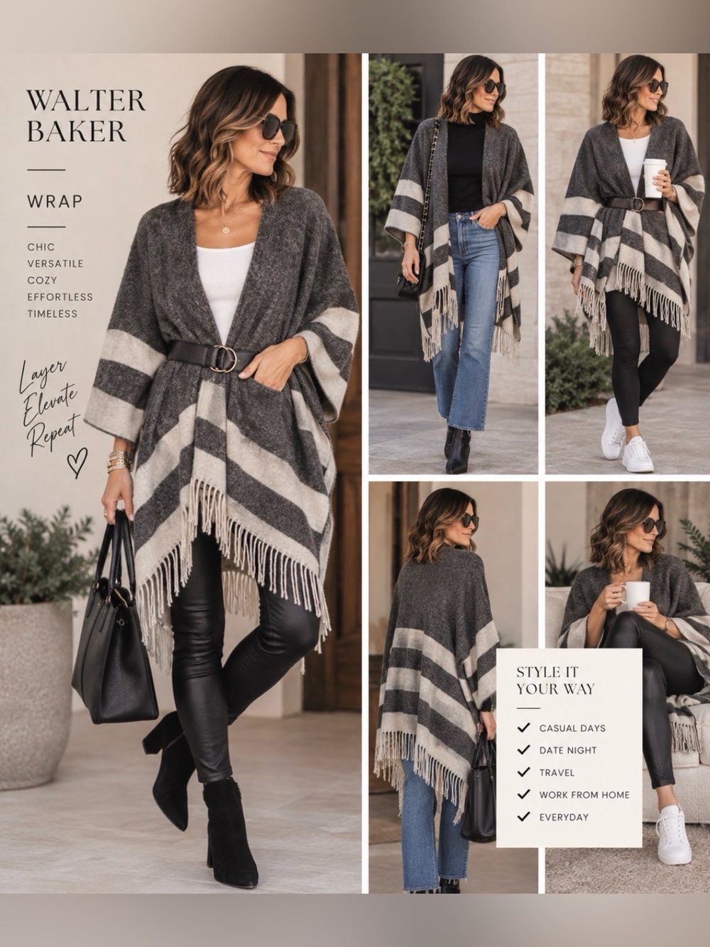 WALTER BAKER WRAP O/S
